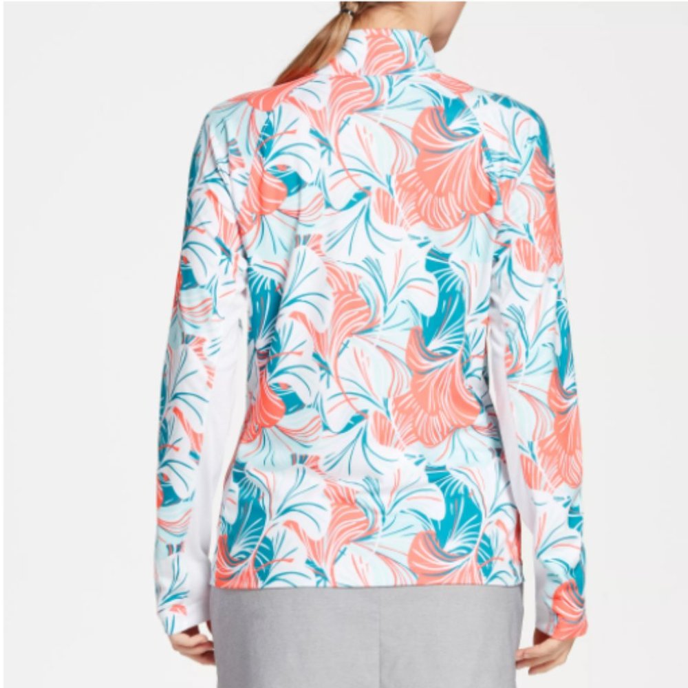 NWOT LADY HAGEN Tropical ¼-Zip Golf Pullover - Picture 2 of 10